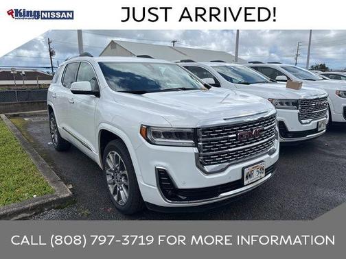 Summit White 2023 GMC Acadia Denali