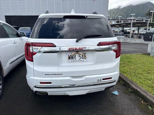 Summit White 2023 GMC Acadia Denali
