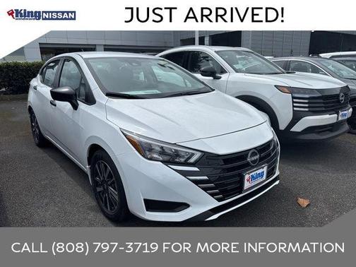 Cloud White 2025 Nissan Versa S