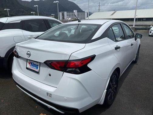 Cloud White 2025 Nissan Versa S