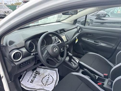 Cloud White 2025 Nissan Versa S