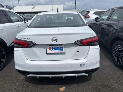 Cloud White 2025 Nissan Versa S