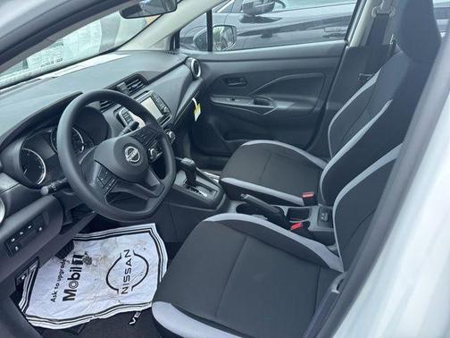 Cloud White 2025 Nissan Versa S
