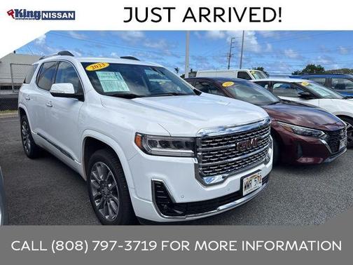 Summit White 2023 GMC Acadia Denali