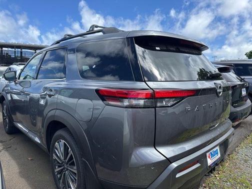 Gun Metallic 2026 Nissan Pathfinder Platinum