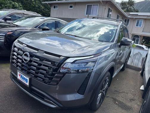 Gun Metallic 2026 Nissan Pathfinder Platinum