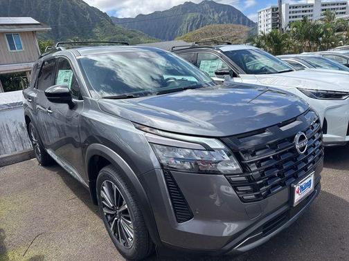 Gun Metallic 2026 Nissan Pathfinder Platinum