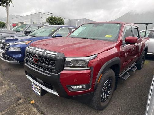 Cardinal Red Metallic 2025 Nissan Frontier PRO-X