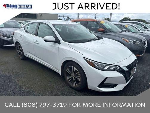Aspen White 2022 Nissan Sentra SV