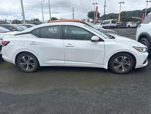 Aspen White 2022 Nissan Sentra SV