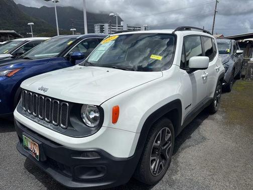 White 2017 Jeep Renegade Latitude