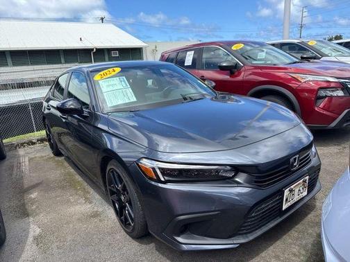 Gray 2024 Honda Civic Sport