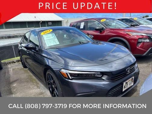 Gray 2024 Honda Civic Sport