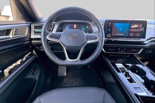 Pure White 2024 Volkswagen Atlas Cross Sport 2.0T SE w/Technology