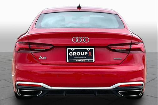 Progressive Red Metallic 2024 Audi A5 Sportback 45 S Line Premium Plus