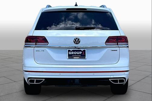 Opal White Pearl 2023 Volkswagen Atlas 3.6L SEL Premium