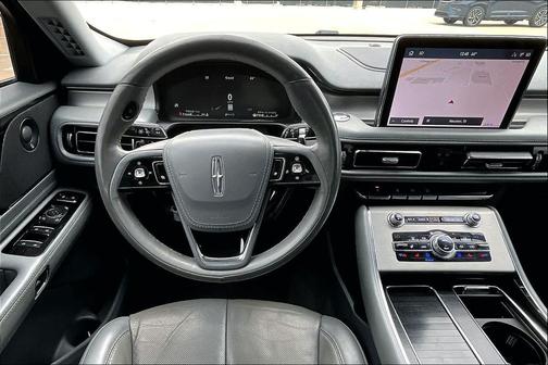 Pristine White Metallic Tri-Coat 2020 Lincoln Aviator Reserve
