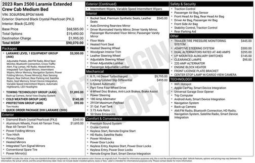 2023 RAM 2500 Laramie