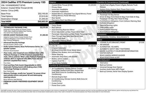 2024 Cadillac XT5 Premium Luxury