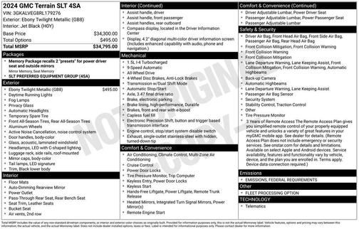 2024 GMC Terrain SLT