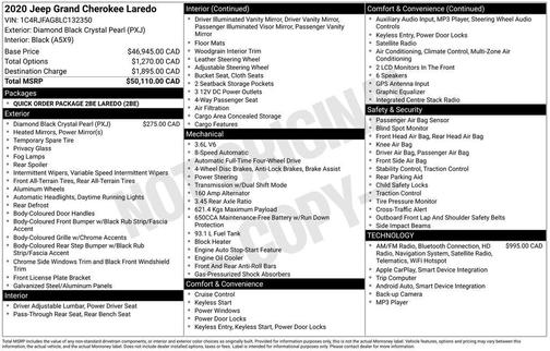 2020 Jeep Grand Cherokee Laredo E