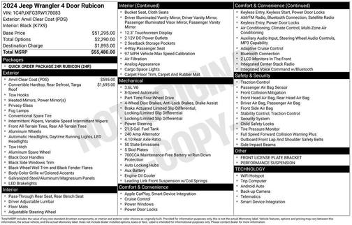 2024 Jeep Wrangler Rubicon