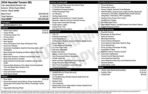2024 Hyundai TUCSON SEL