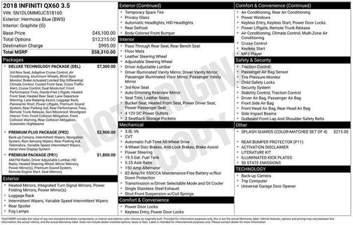 2018 INFINITI QX60 Base