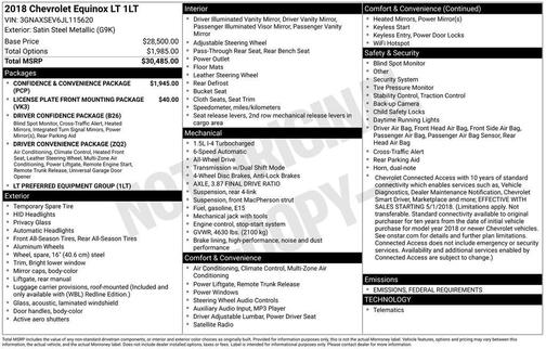 2018 Chevrolet Equinox 1LT