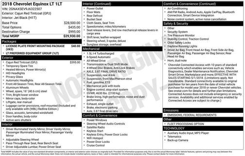2018 Chevrolet Equinox 1LT