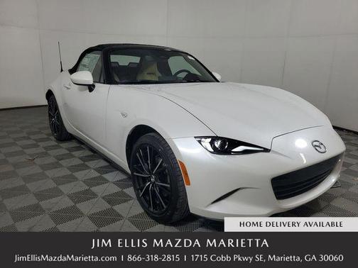 Snowflake White Pearl 2026 Mazda MX-5 Miata Grand Touring