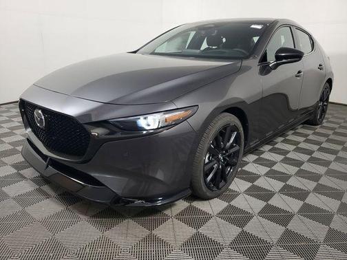 Machine Gray Metallic 2026 Mazda Mazda3 AWD w/Premium Package