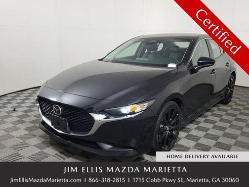 Jet Black 2024 Mazda Mazda3 FWD w/Select Package