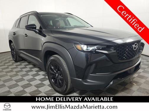 Jet Black Mica 2025 Mazda CX-50 Hybrid Premium Package