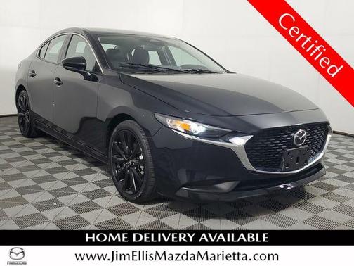 Jet Black Mica 2025 Mazda Mazda3 FWD w/Select Package