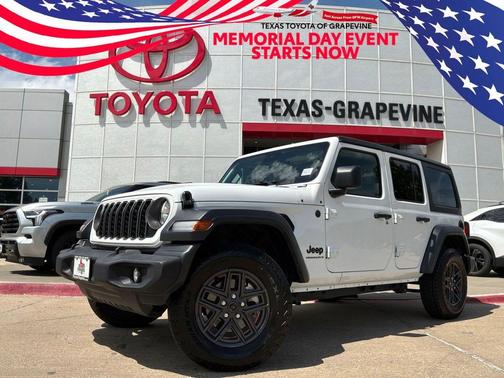 Bright White Clearcoat 2025 Jeep Wrangler Sport S