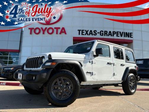 Bright White Clearcoat 2025 Jeep Wrangler Sport S
