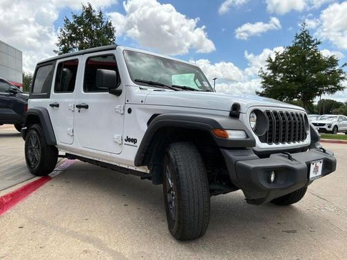 Bright White Clearcoat 2025 Jeep Wrangler Sport S
