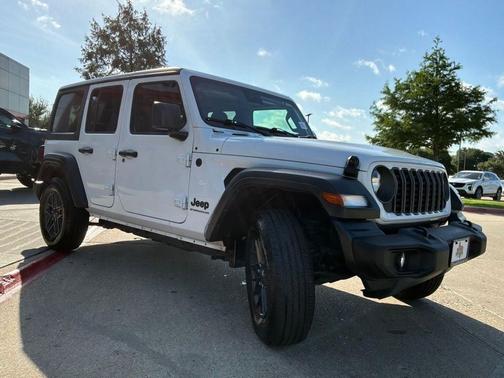 Bright White Clearcoat 2025 Jeep Wrangler Sport S