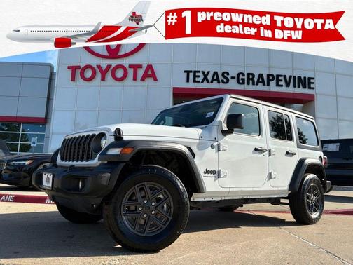 Bright White Clearcoat 2025 Jeep Wrangler Sport S