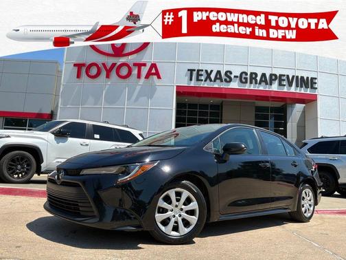 Midnight Black Metallic 2025 Toyota Corolla LE