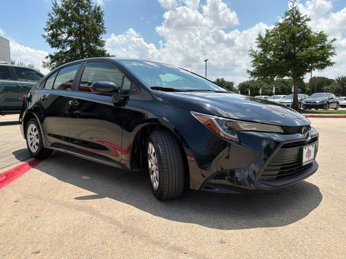 Midnight Black Metallic 2025 Toyota Corolla LE