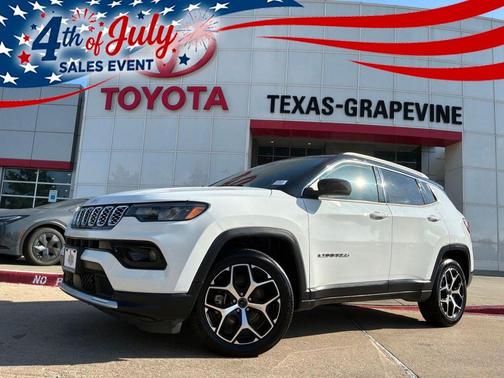 Bright White Clearcoat 2025 Jeep Compass Limited