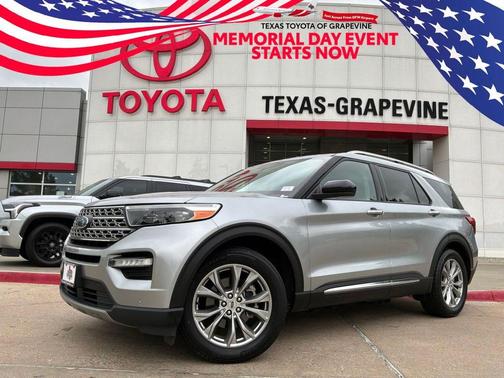 Silver Metallic 2024 Ford Explorer Limited