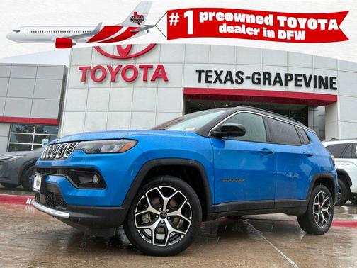 Hydro Blue Pearlcoat 2025 Jeep Compass Limited