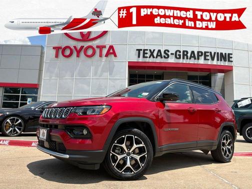 Red Hot Pearlcoat 2025 Jeep Compass Limited