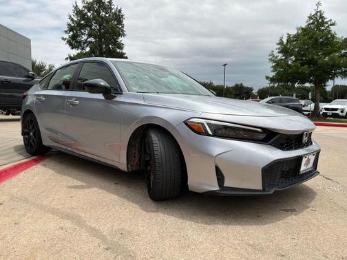 Solar Silver Metallic 2025 Honda Civic Sport