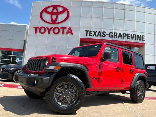 Firecracker Red Clearcoat 2025 Jeep Wrangler Sport S