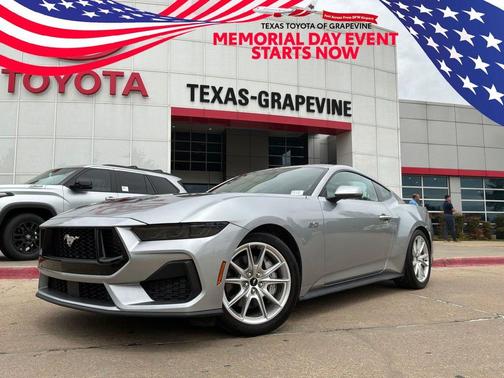 Silver Metallic 2025 Ford Mustang GT Premium