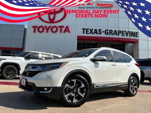 White Diamond Pearl 2018 Honda CR-V Touring